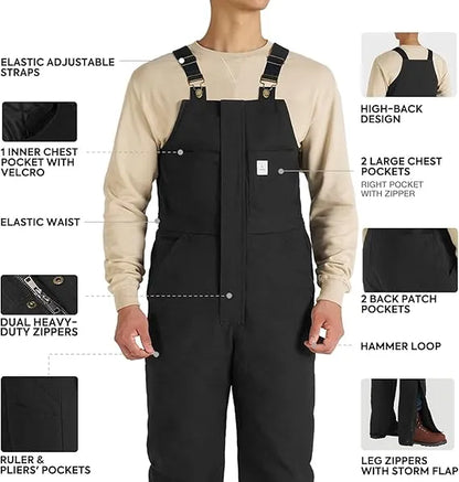 Men's Insulated Bib Overalls