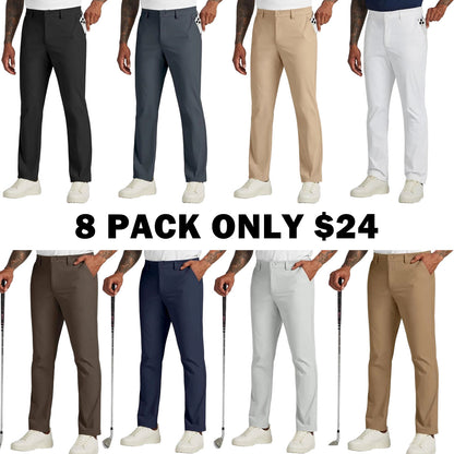 Men's Golf Stretch Straight Leg Pants