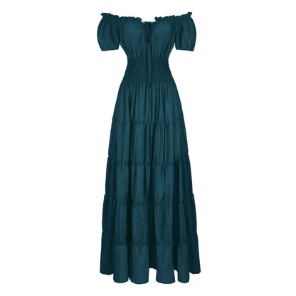 Women Medieval Irish Under Dress Retro Gown