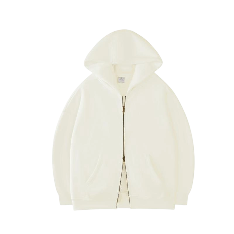 Unisex Oversized zip up hoodie