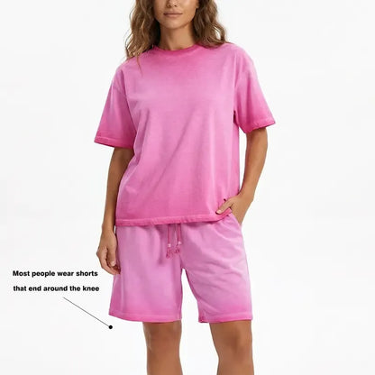 Women's Oversized Tshirt & Shorts Set