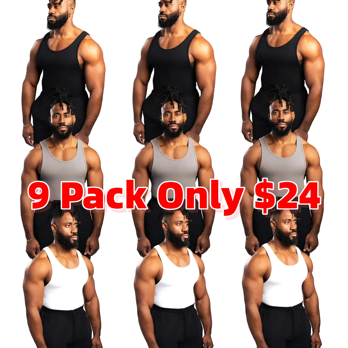 Men's Tank Top - Please Size Up | Cotton and Spandex