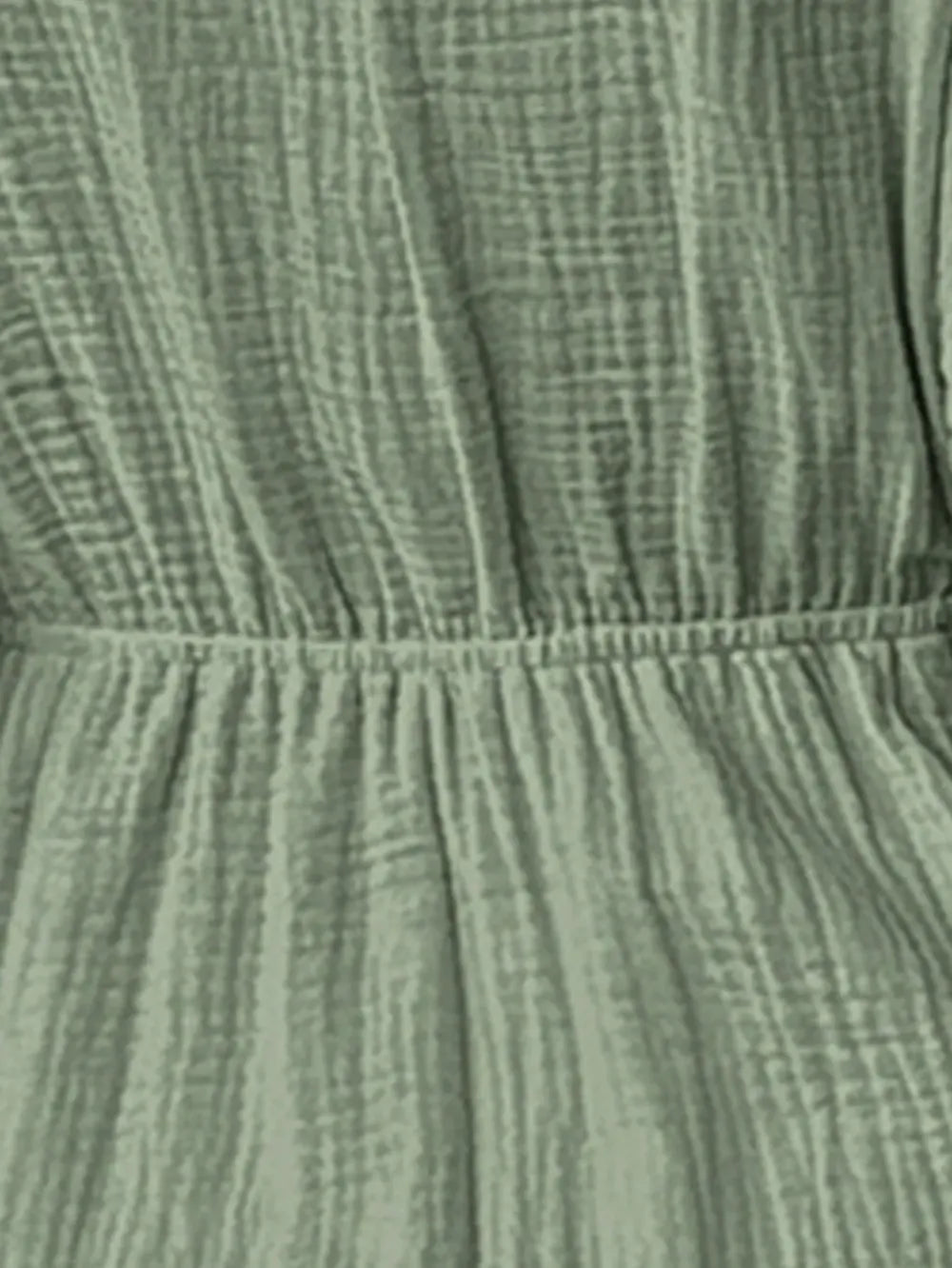 Women's Summer Solid Color V-Neck Cotton Dress